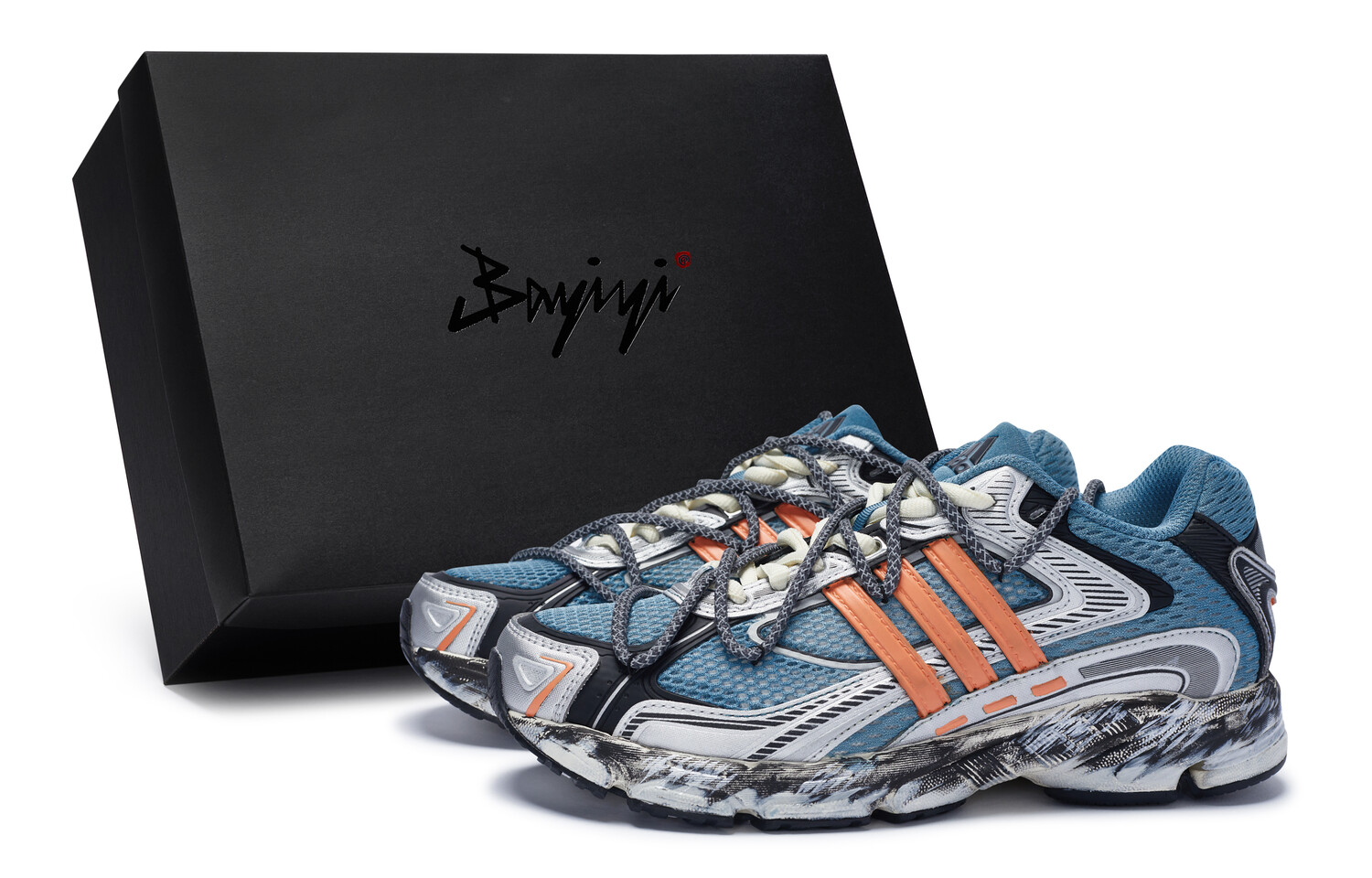

Кроссовки Response унисекс с низким верхом, цвет синий/серебристый Adidas Originals