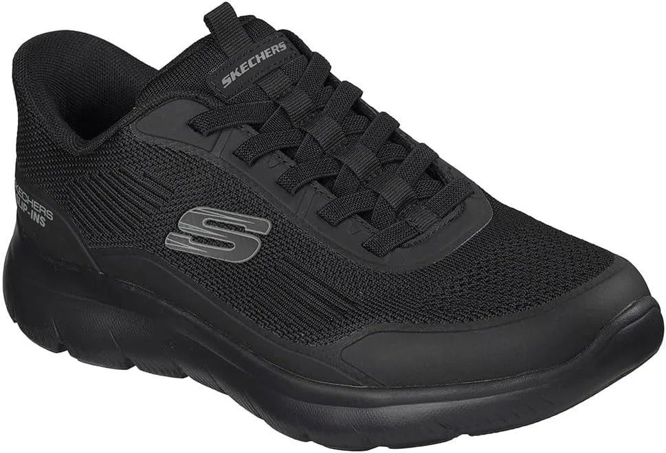 Мужские кроссовки Skechers Summits Leyter Hands Free без шнурков, черный — фото 2
