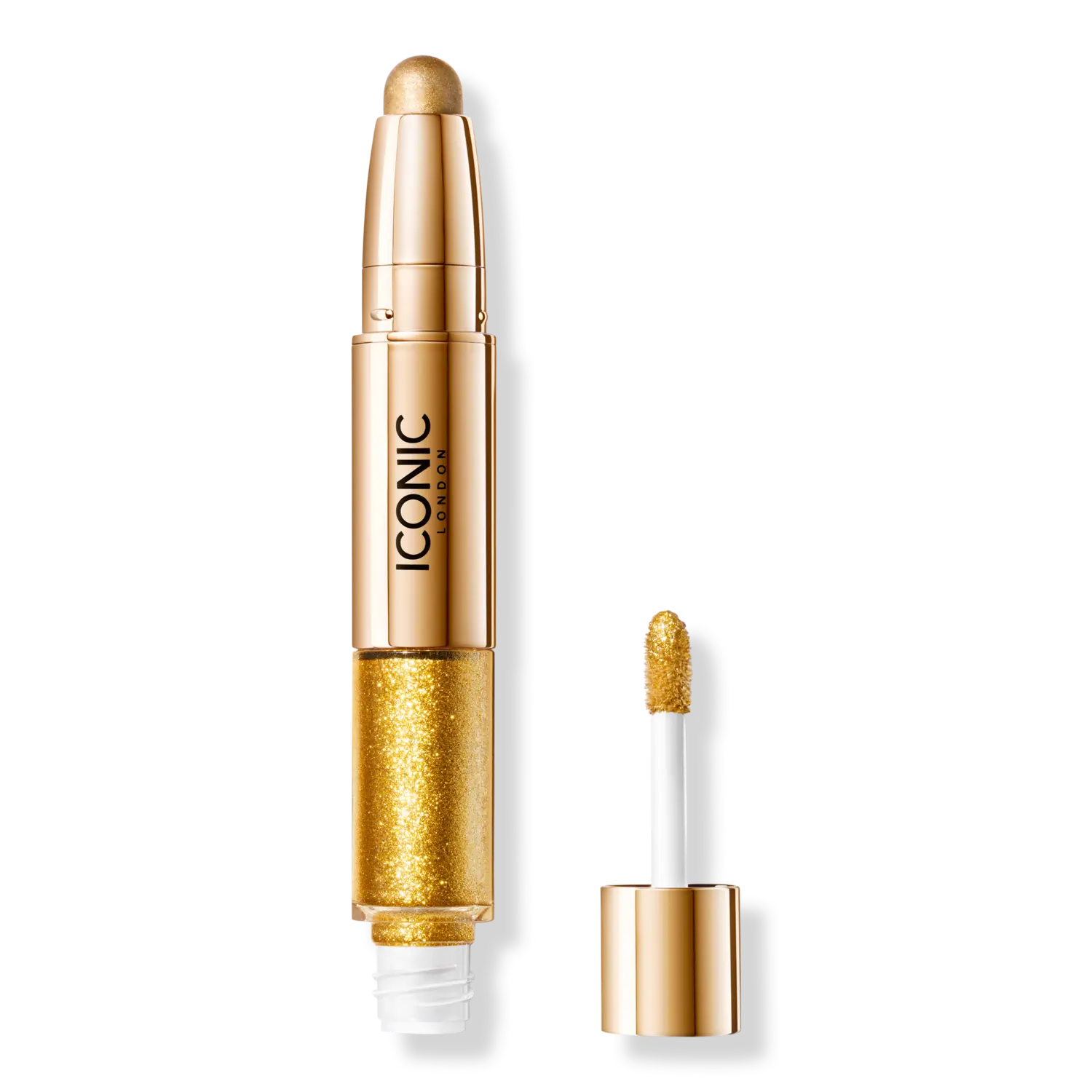 

Двусторонние блестящие тени для век Glaze Crayon ICONIC LONDON, Goldmine (gold)