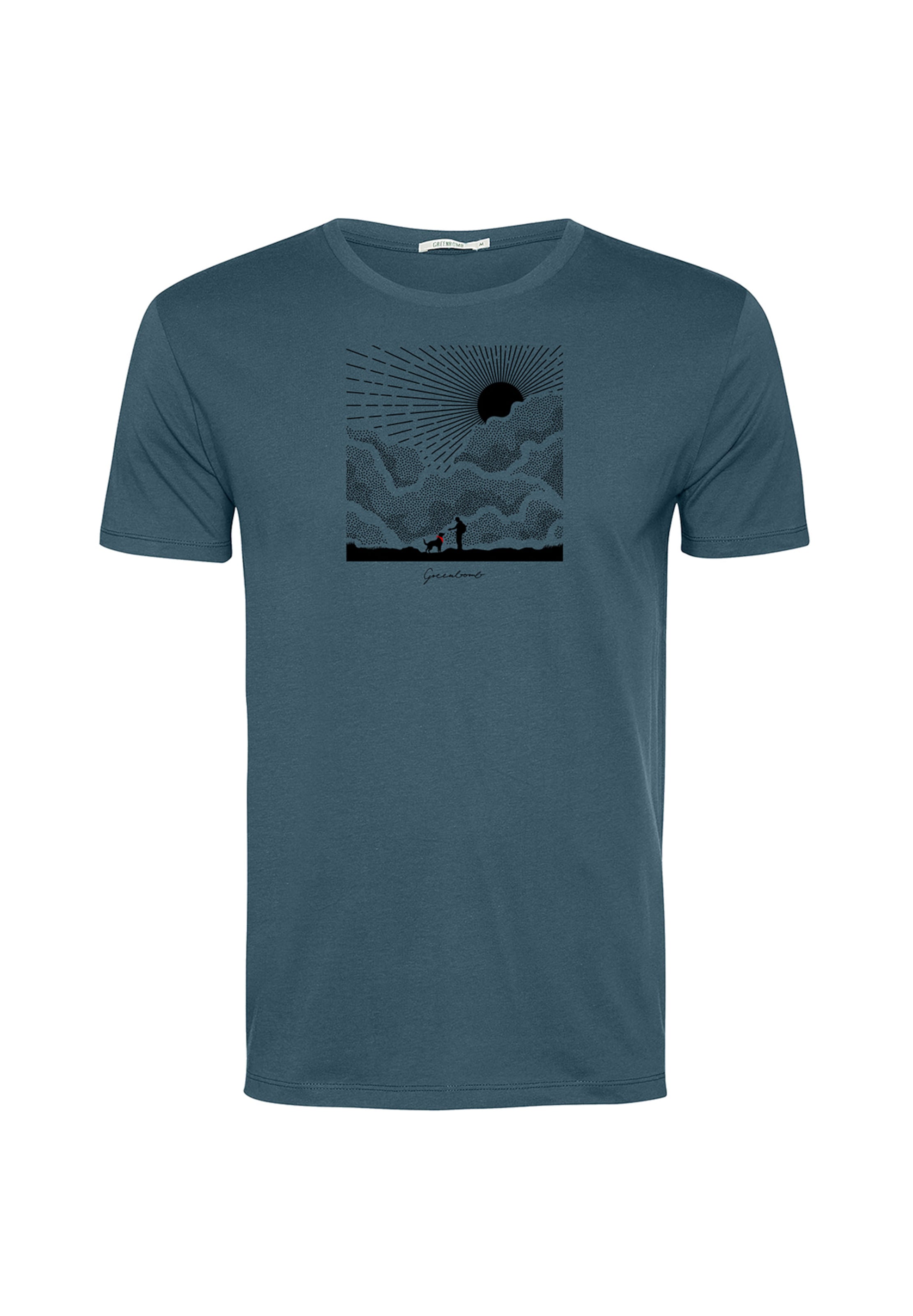 

GREENBOMB Футболка 'Nature Friends' в цвете Sapphire