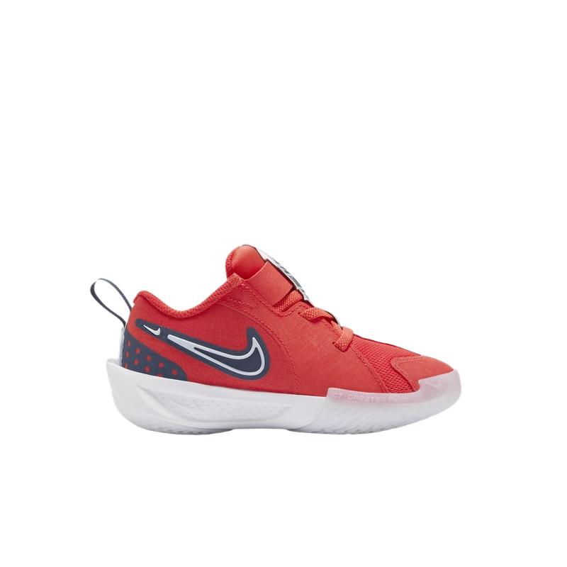 Nike Детские баскетбольные кроссовки с амортизацией и противоскользящей подошвой, низкие, Light Red/Purple Blue/Lightning Blue/White, Kids' — фото 2