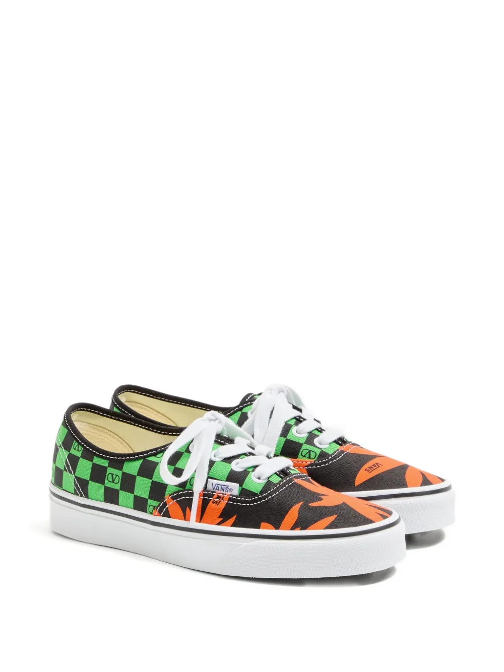 Кеды в клетку из коллаборации с Vans VALENTINO GARAVANI, зеленый — фото 2