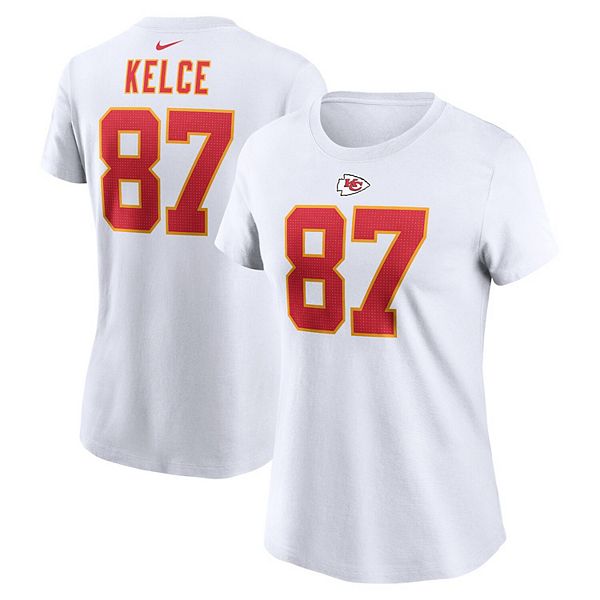 

Футболка Kansas City Chiefs с именем и номером игрока Трэвиса Келси, белая Nike, Белый, Футболка Kansas City Chiefs с именем и номером игрока Трэвиса Келси, белая Nike