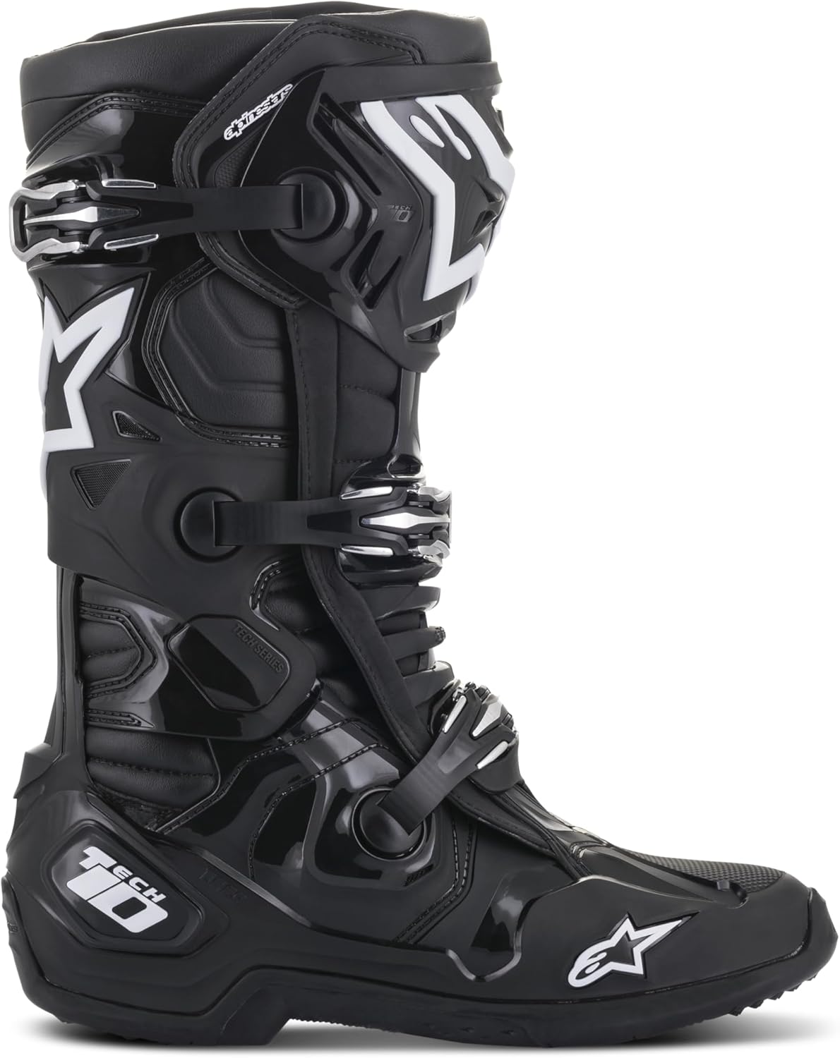 

Мотоциклетные ботинки Alpinestars Tech 10, высокоэффективные ботинки для мотокросса, сертифицированы CE, размер 7, цвет: ультрафиолетовый/черный