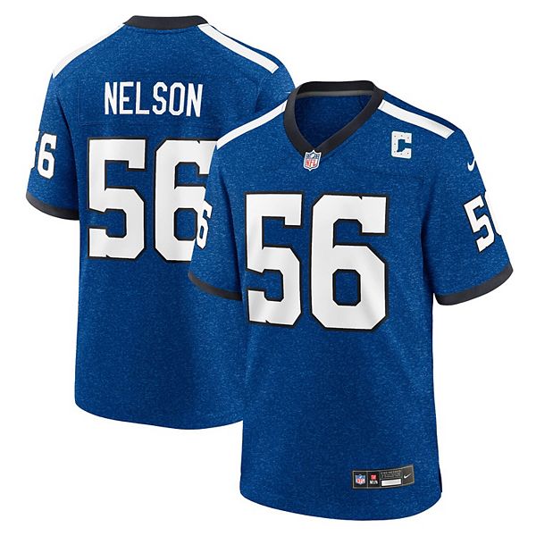 

Мужская футболка Quenton Nelson Indianapolis Colts Indiana Nights Alternate Game Nike