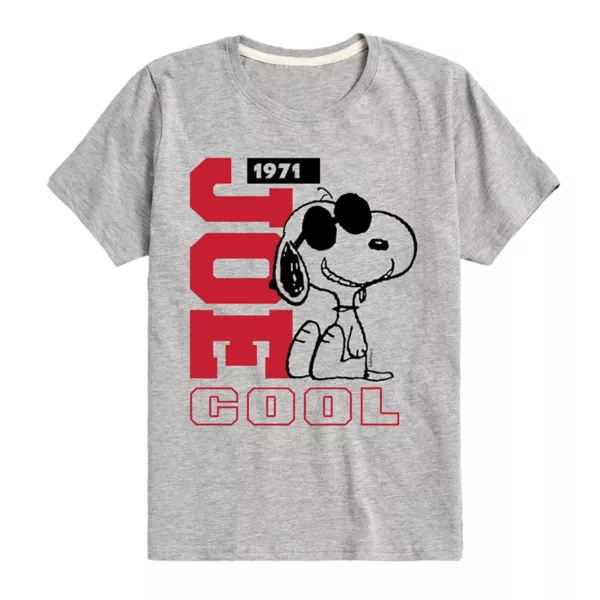 

Футболка с принтом Peanuts Joe Cool College для мальчиков 8-20 лет Licensed Character, серый