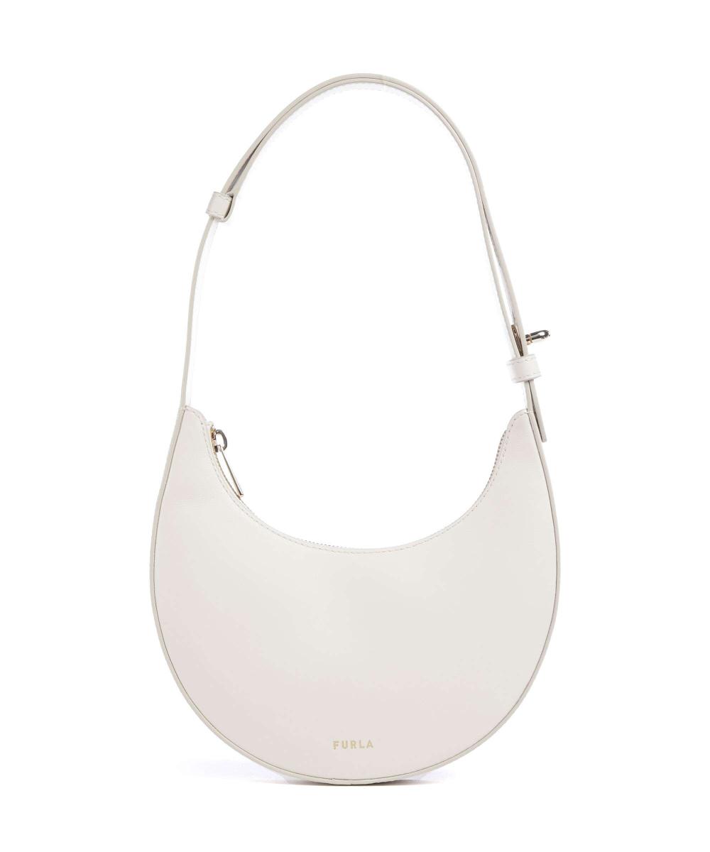 

Мини-Сумка через плечо Delizia из мелкозернистой кожи Furla, бежевый