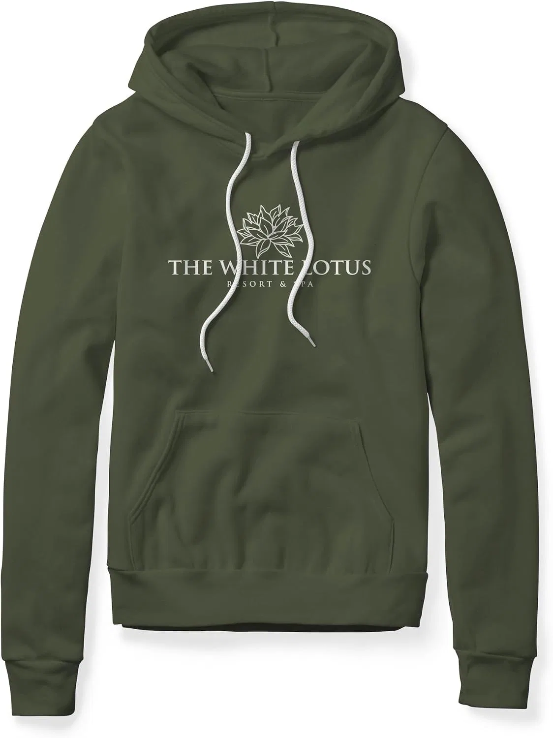 Толстовка с капюшоном White Lotus, Military Olive