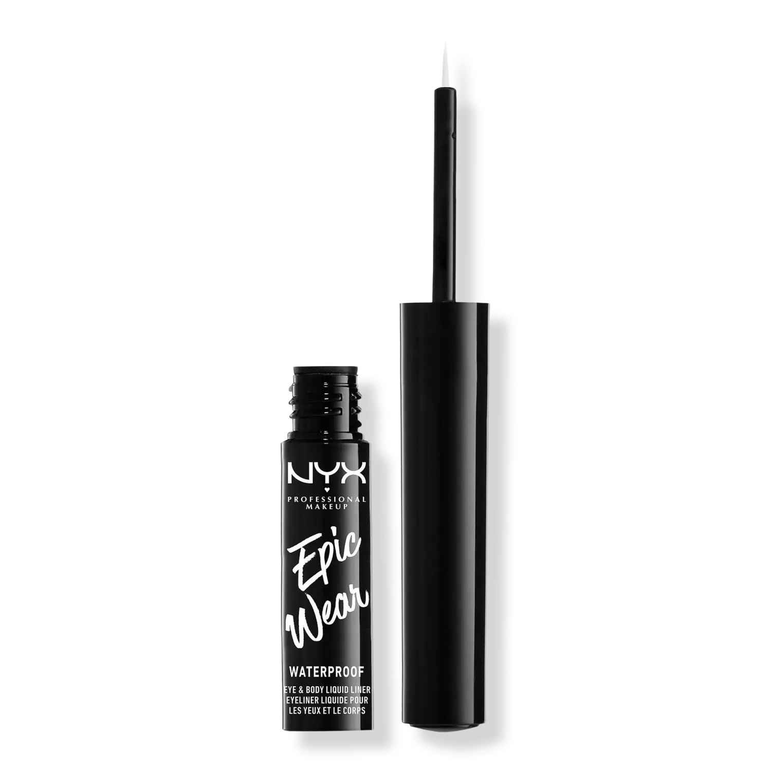 

Жидкая металлическая подводка для глаз Epic Wear NYX Professional Makeup, Silver Metal (silver)