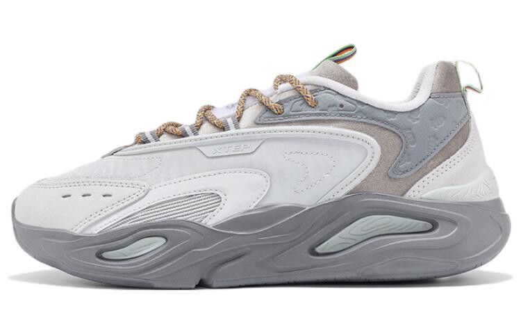 

Кроссовки XTEP Casual Shoes Men Low-Top Gray, Серый, Кроссовки XTEP Casual Shoes Men Low-Top Gray
