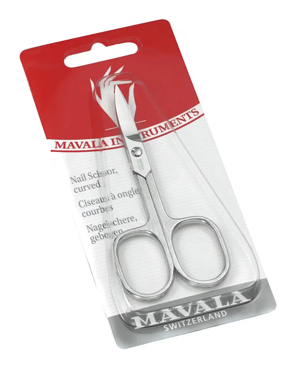 Кривые ножницы для ногтей Mavala