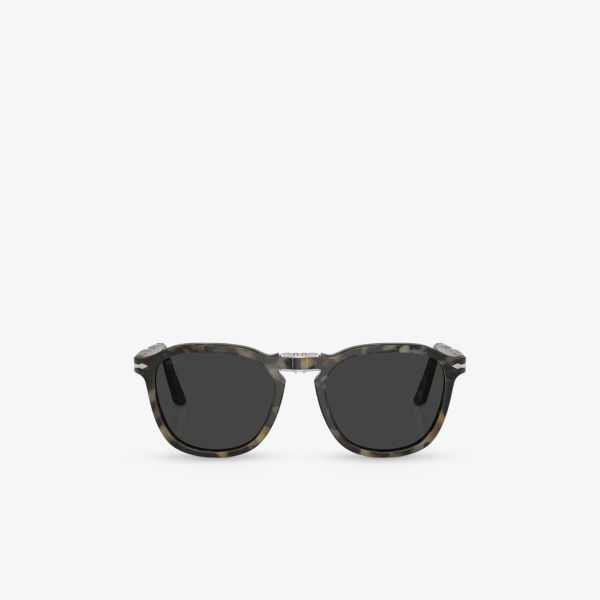 

Солнцезащитные очки Persol в черепаховой оправе квадратные, коричневый