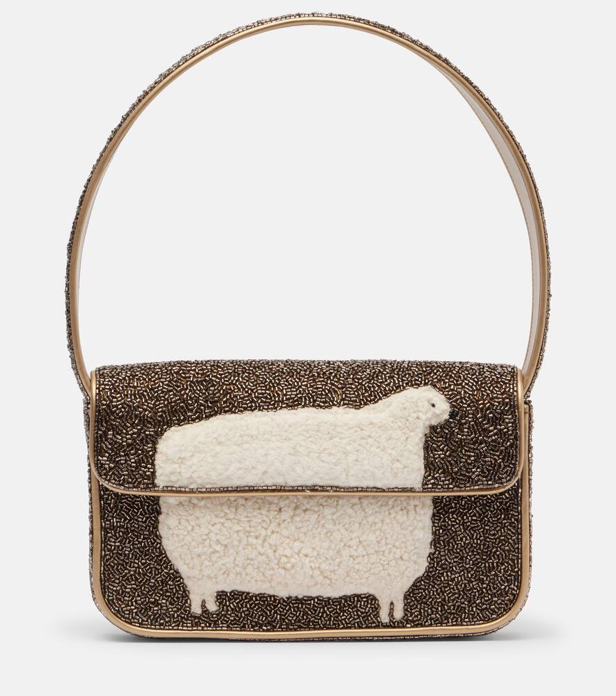 

Томми сумка через плечо с бусинами Staud, Dolly