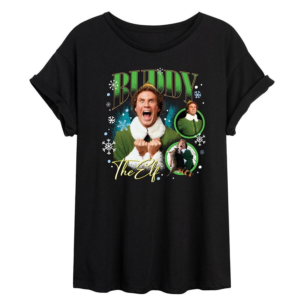 

Большая футболка Elf Buddy The Elf для юниоров Licensed Character, черный