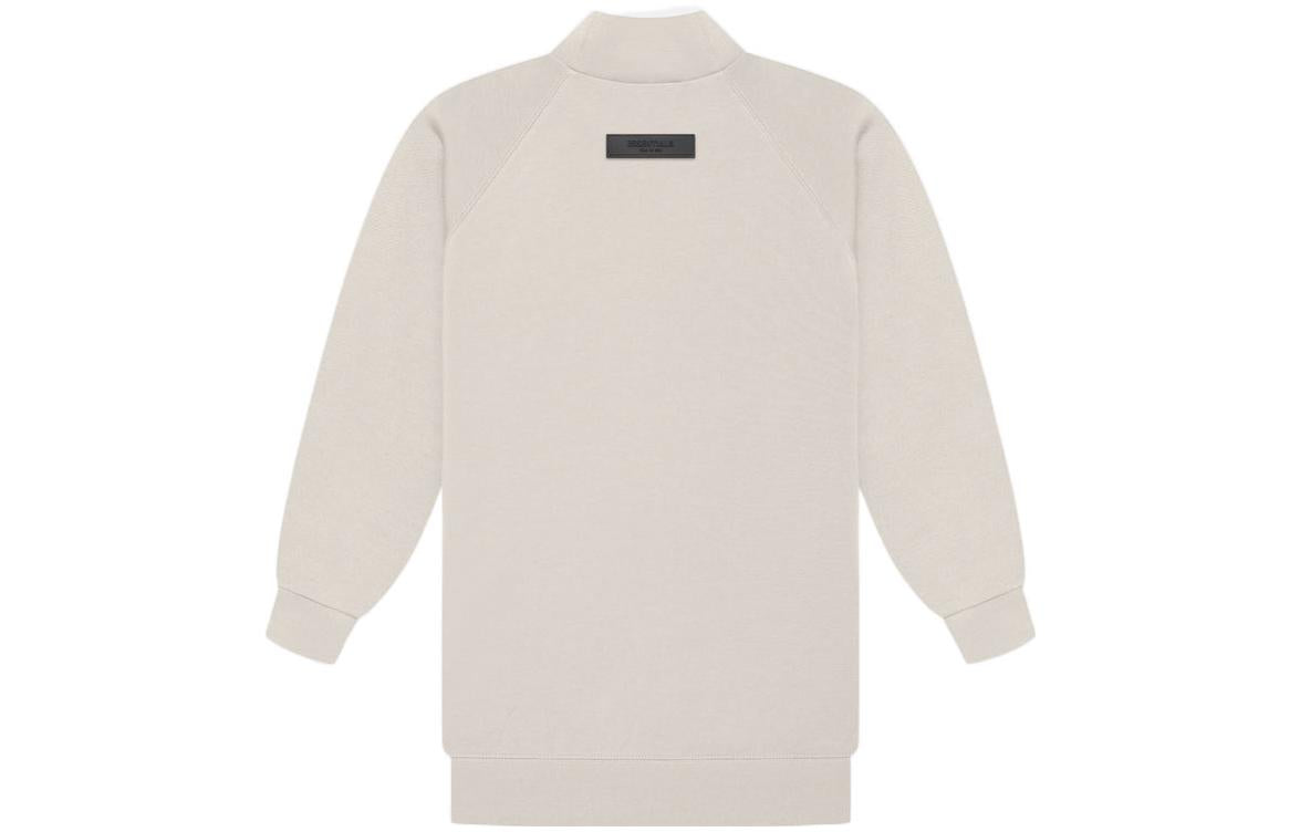 Пуловер (WMNS) Fear of God Essentials SS22 1977 3/4 Sleeve Mockneck Pullover 'Wheat' FOG-SS22-67, коричневый — фото 3