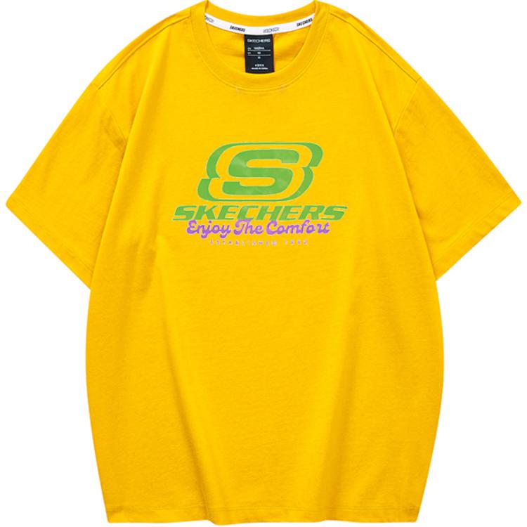 

Skechers Футболка Unisex Colorful Gold Mine Yellow