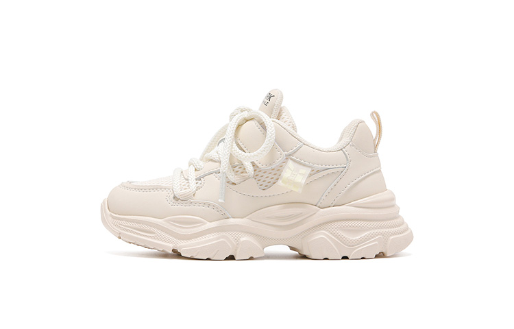 

Антискользящие износостойкие низкие детские кроссовки Kids' FAIRWHALE, Ecru