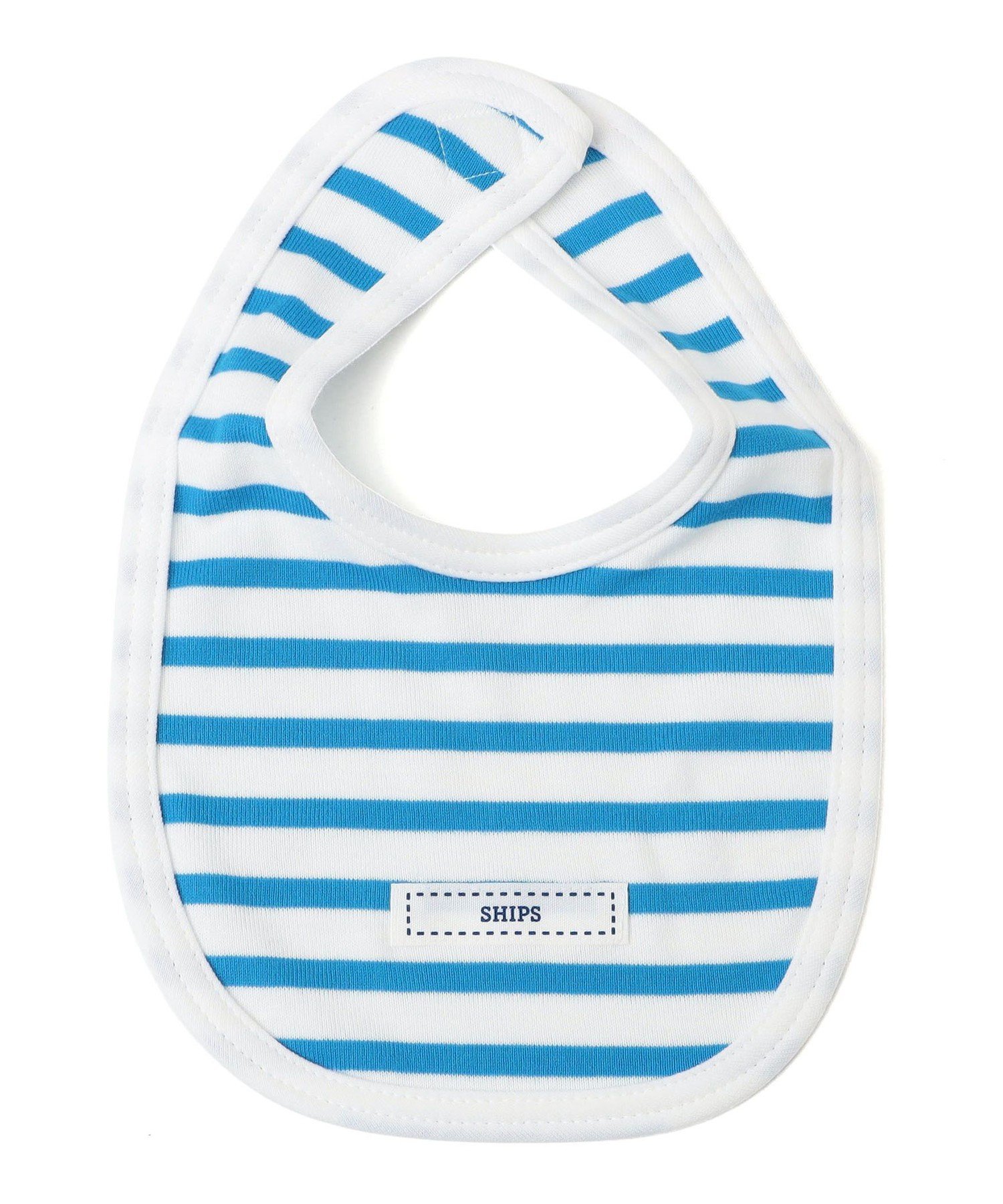 ДЕТСКИЙ КОРАБЛЬ: Полосатый нагрудник SHIPS KIDS, Light blue