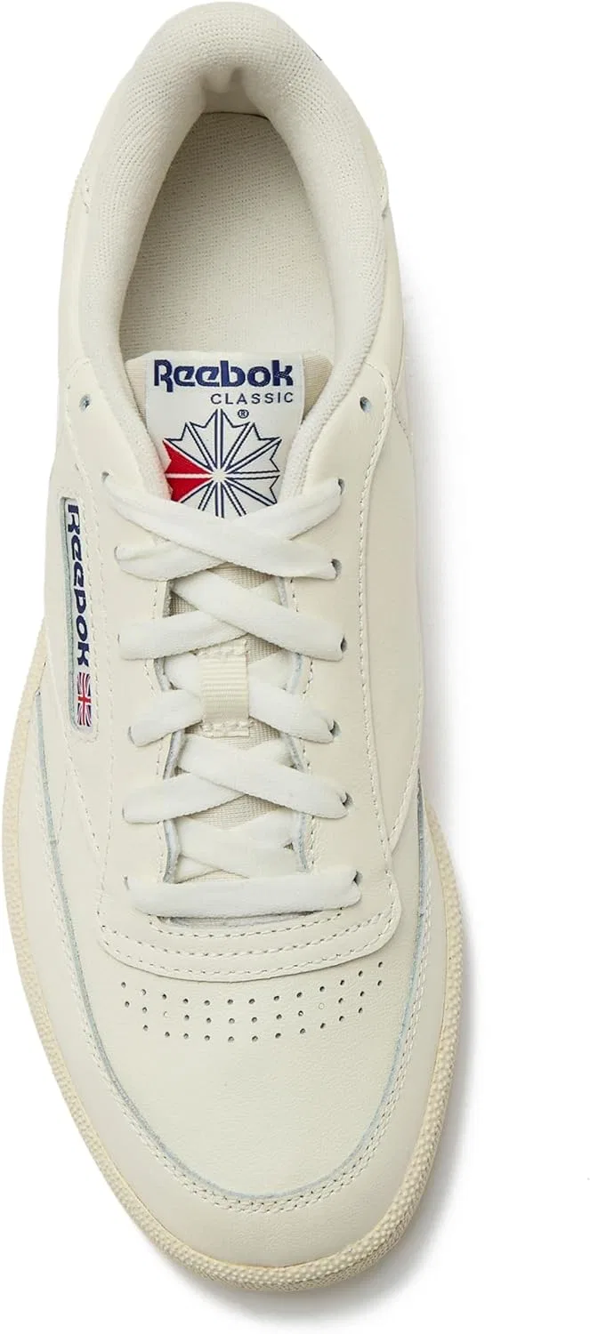 Кроссовки Reebok Herren Club C 85, Chalk Chalk Classic Cobalt — фото 4