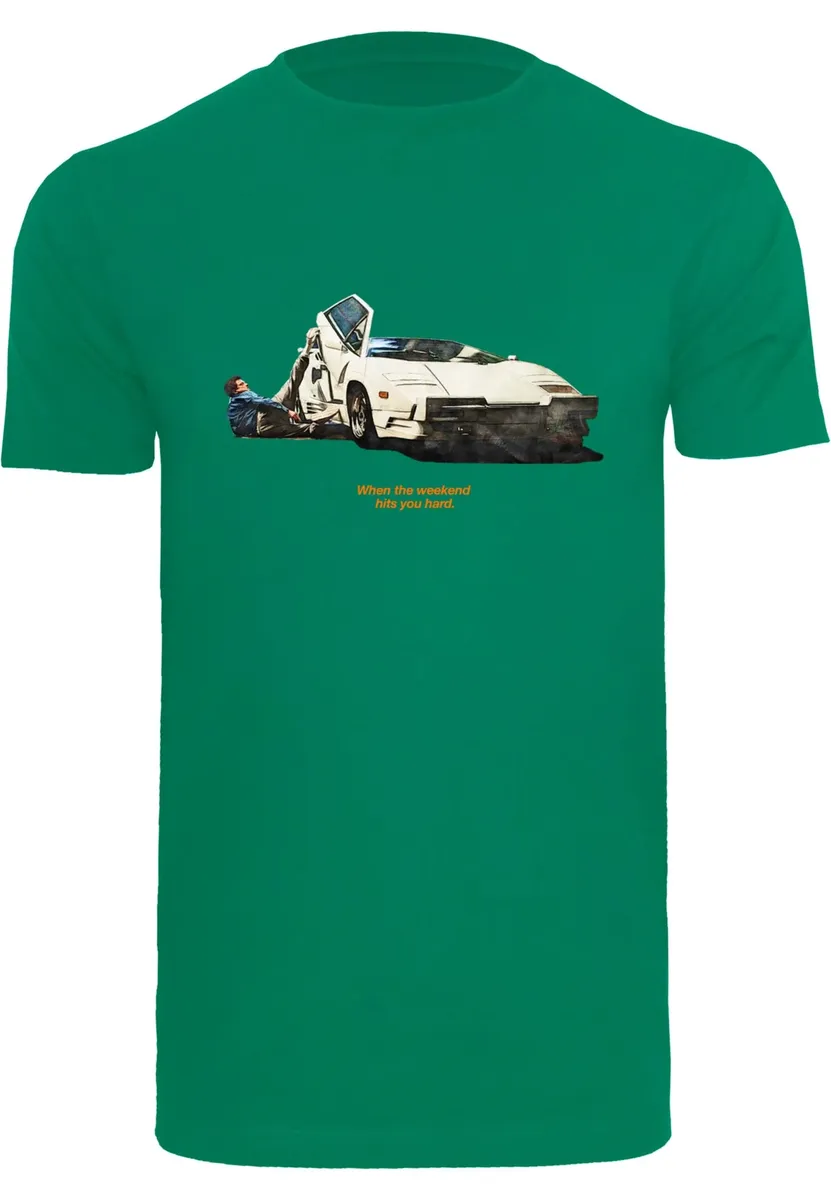 

Футболка Mister Tee "Мужская футболка Weekend Wolf Tee Mister Tee" Mistertee, зеленый