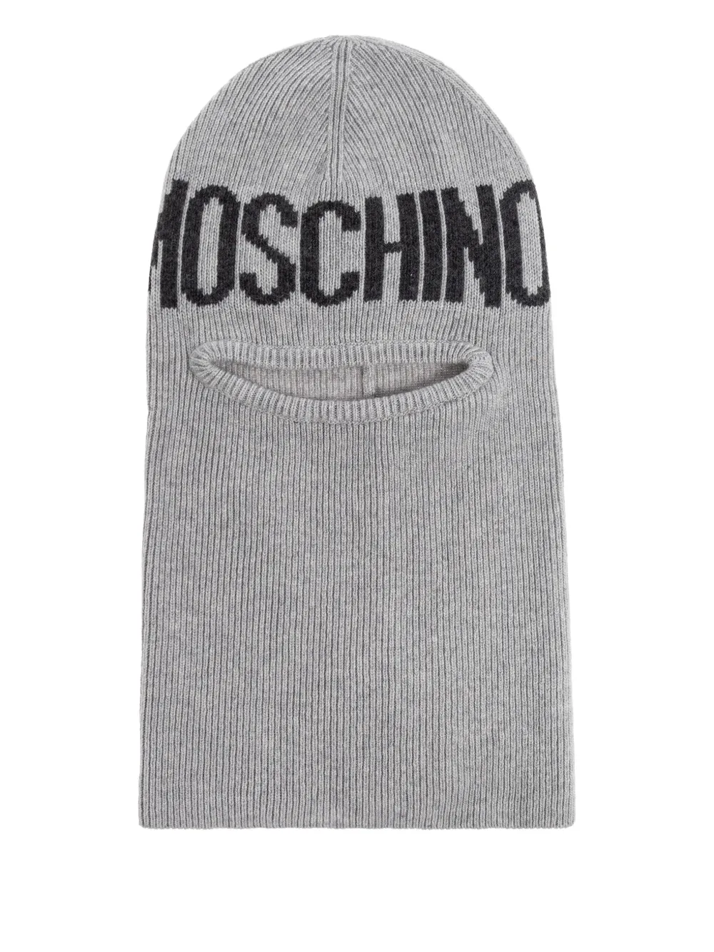 

Балаклава с логотипом Moschino, серый