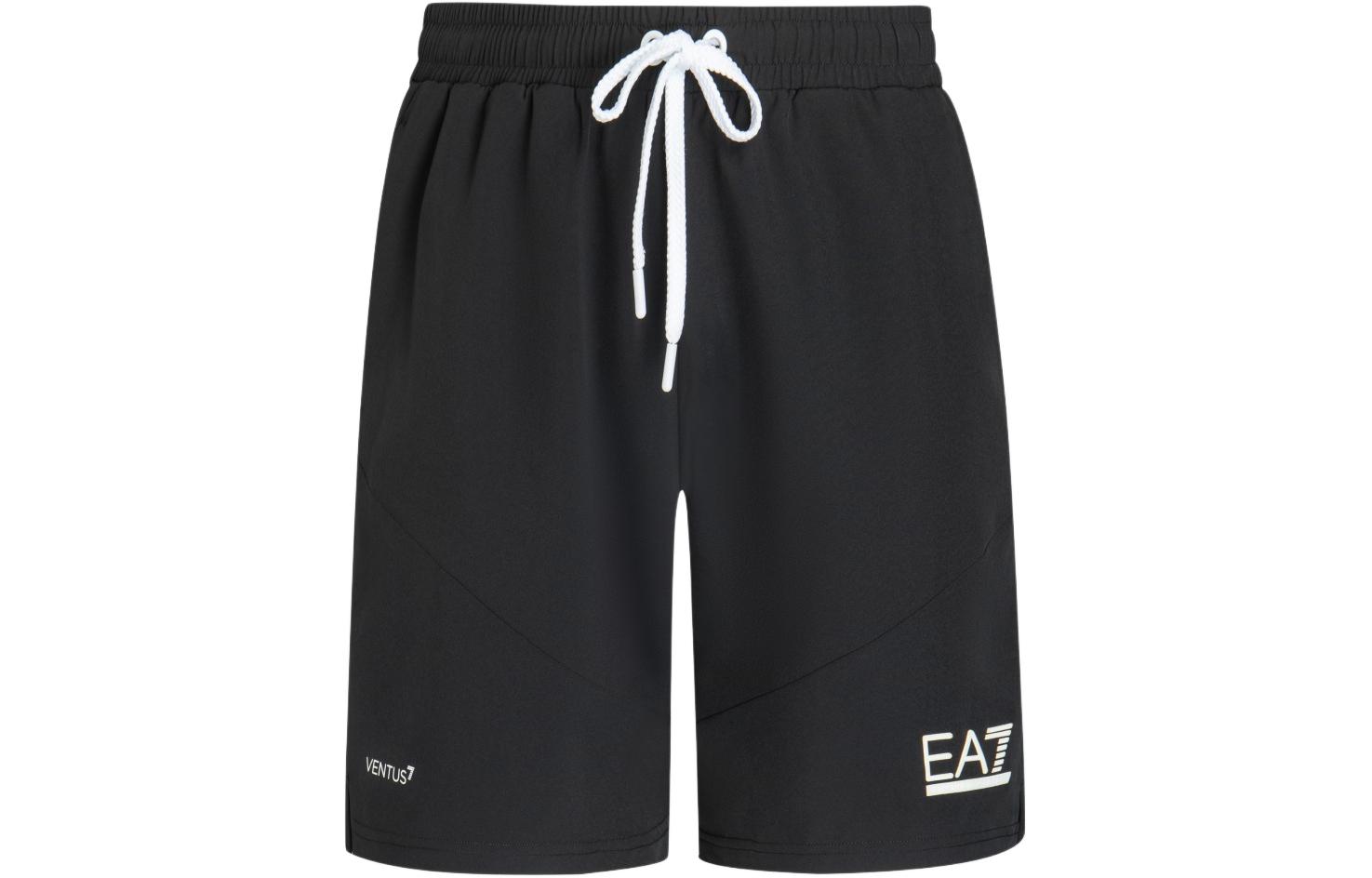 

EMPORIO ARMANI EA7 SS24 Повседневные шорты мужские черные