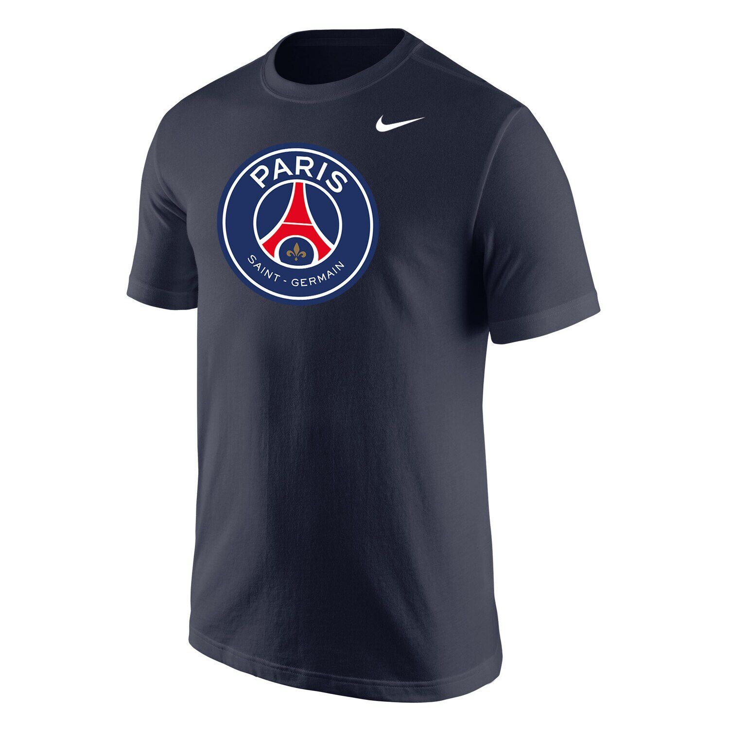 

Мужская темно-синяя футболка Paris Saint-Germain Core Nike, Синий, Мужская темно-синяя футболка Paris Saint-Germain Core Nike