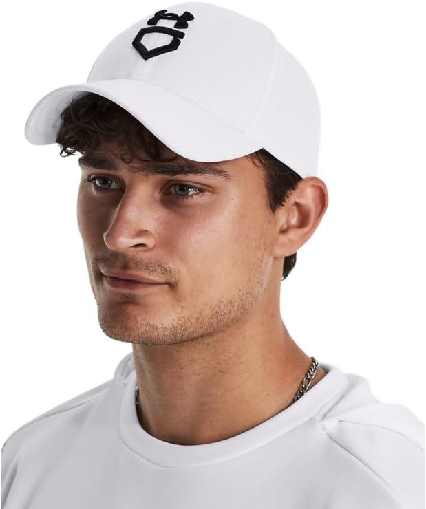 

Under Armour Blitzing мужская бейсболка, White/Black
