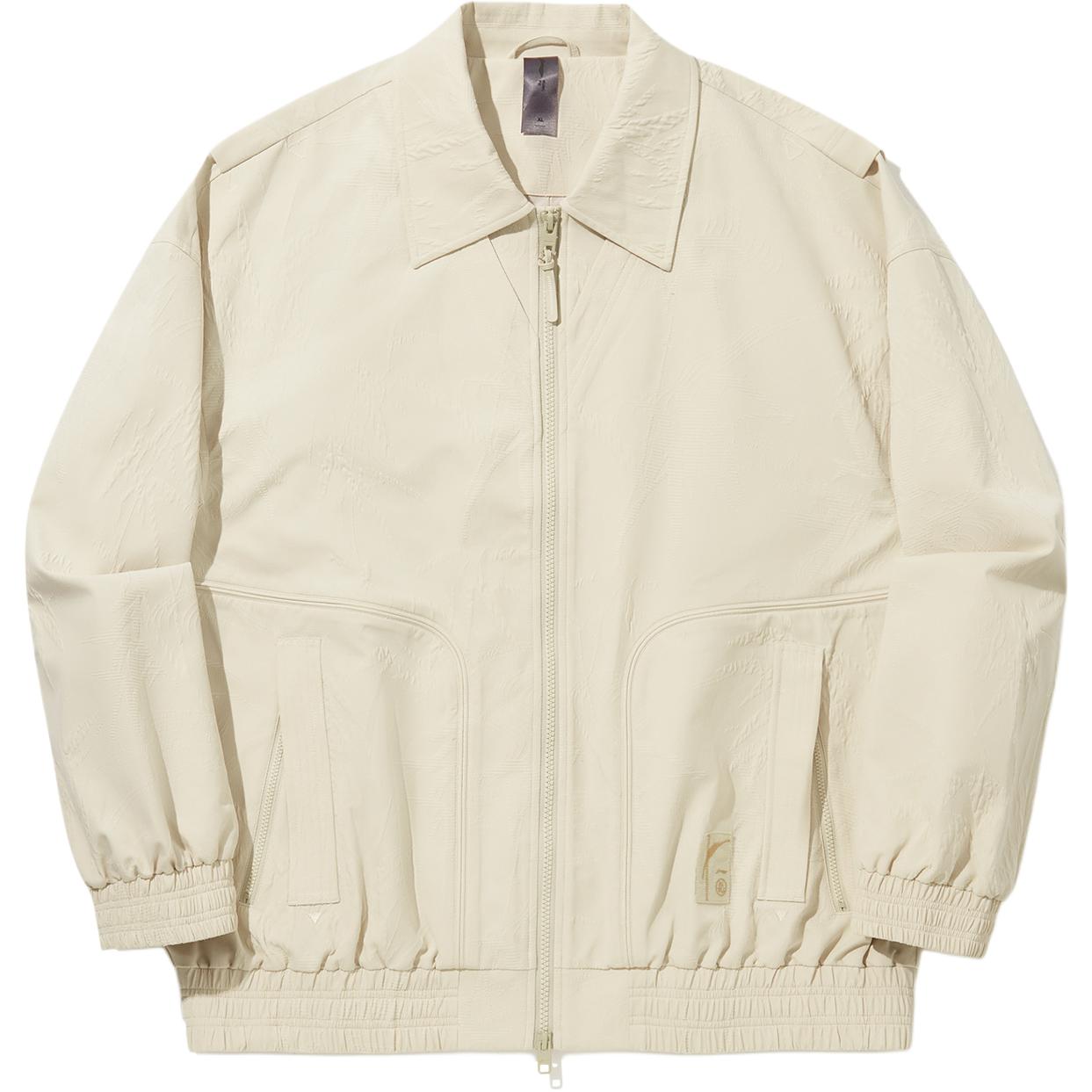 

LiNing Куртка CHENGLONG,LIANMINGKUAN мужская овсяно-серая, Oat Gray