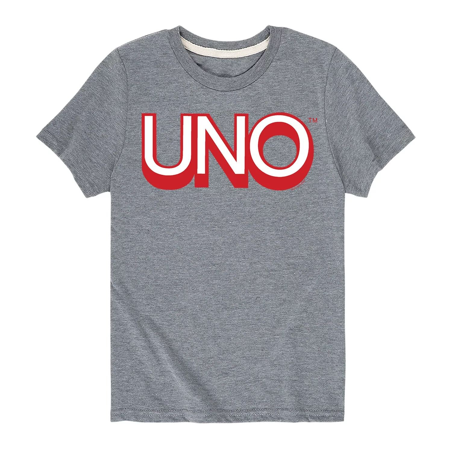 

Футболка с логотипом Mattel UNO для мальчиков 8–20 лет Licensed Character, серый