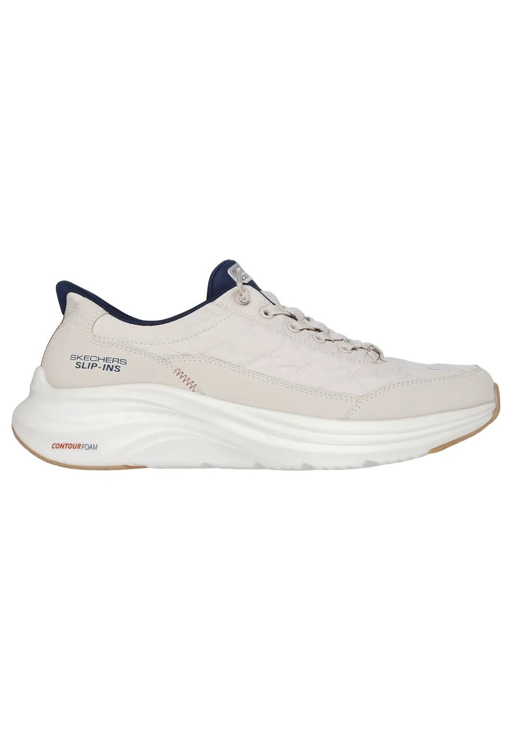 Кроссовки низкие Skechers Slip-ins с Contour Foam, натуральный — фото 4