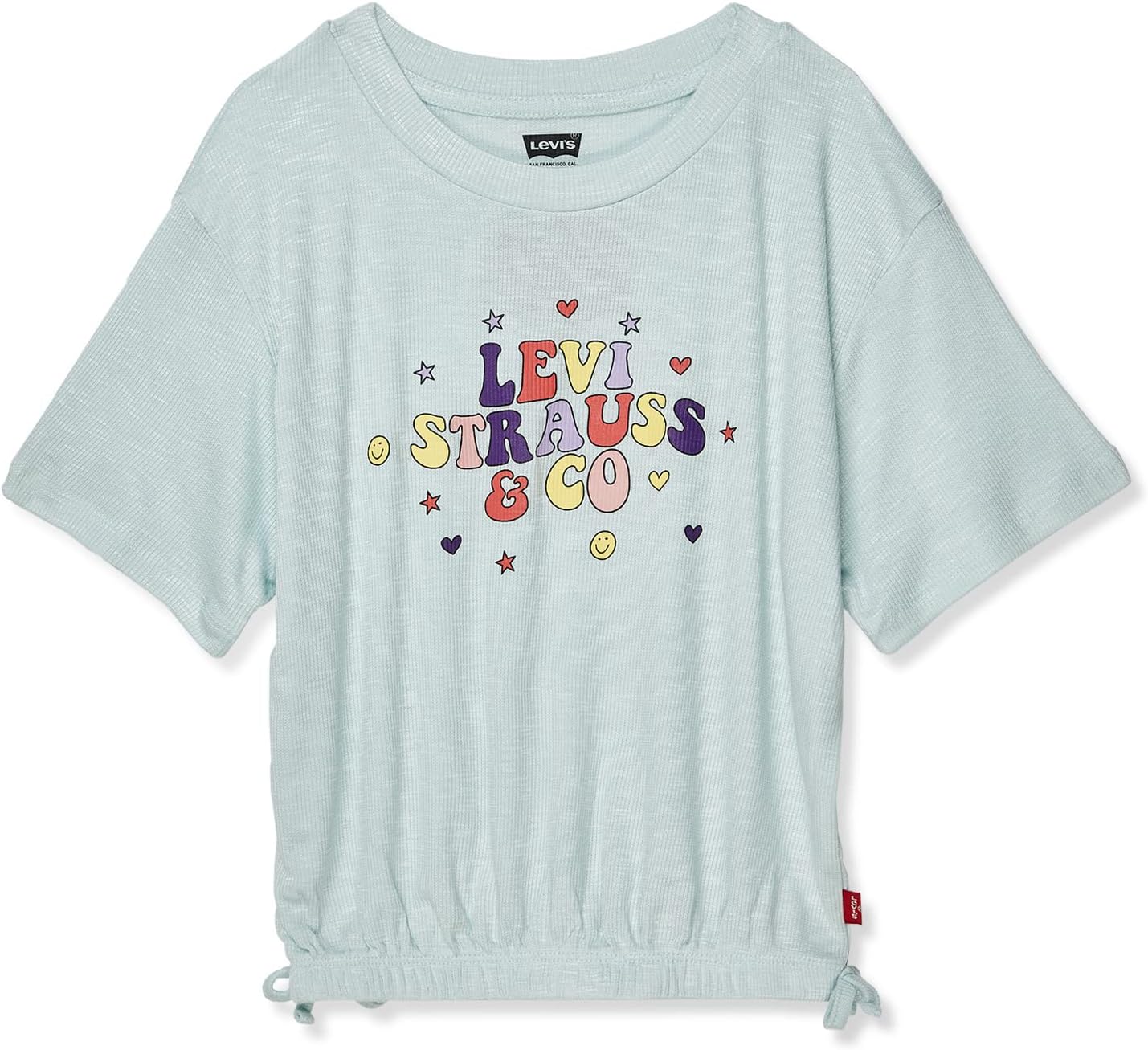 

Футболка Levi'S Meet & Greet Cinched Tee, цвет Pastel Blue