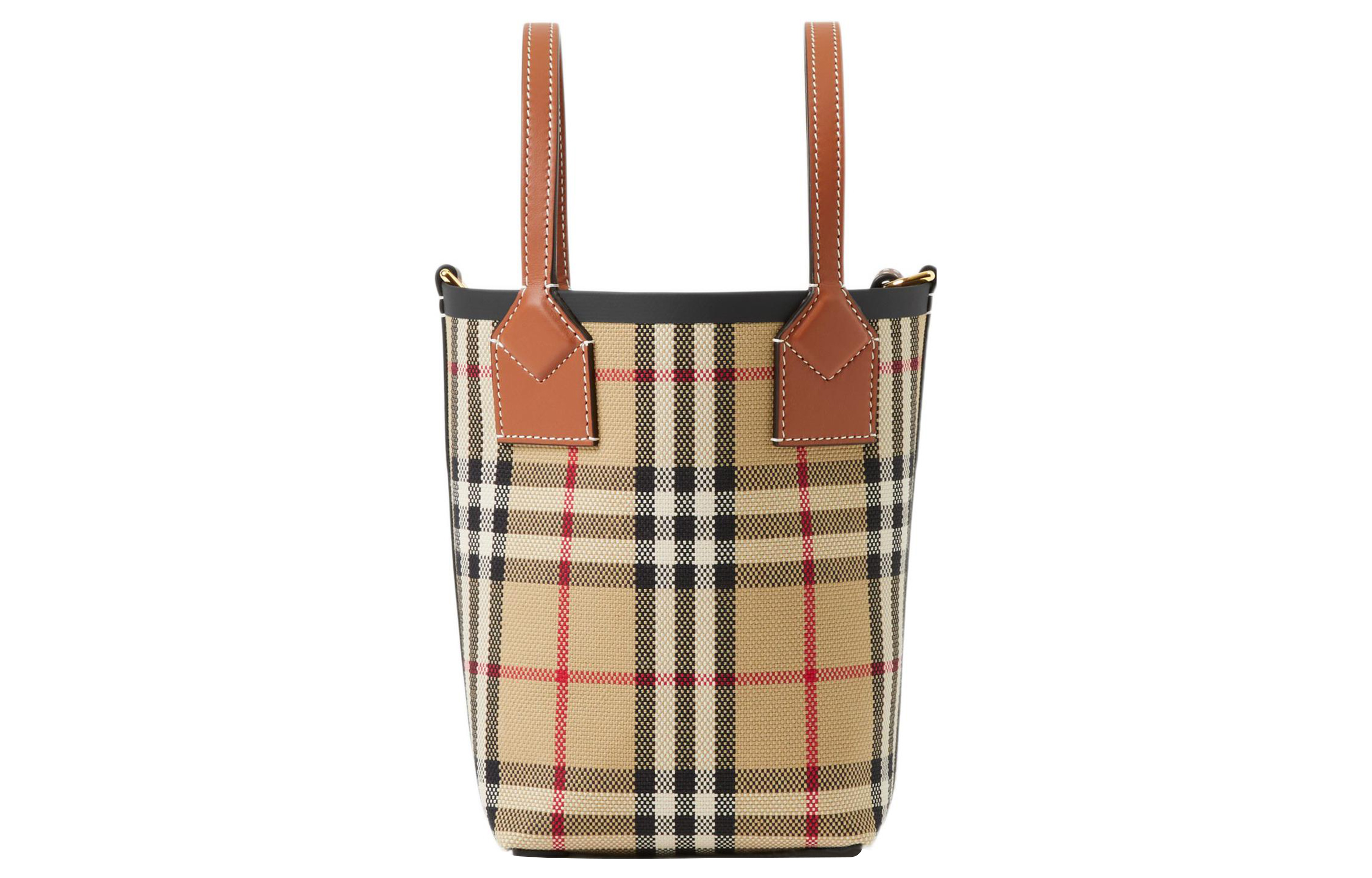 

Burberry Сумка из хлопкового холста, через плечо, мини, женская, коричневого цвета