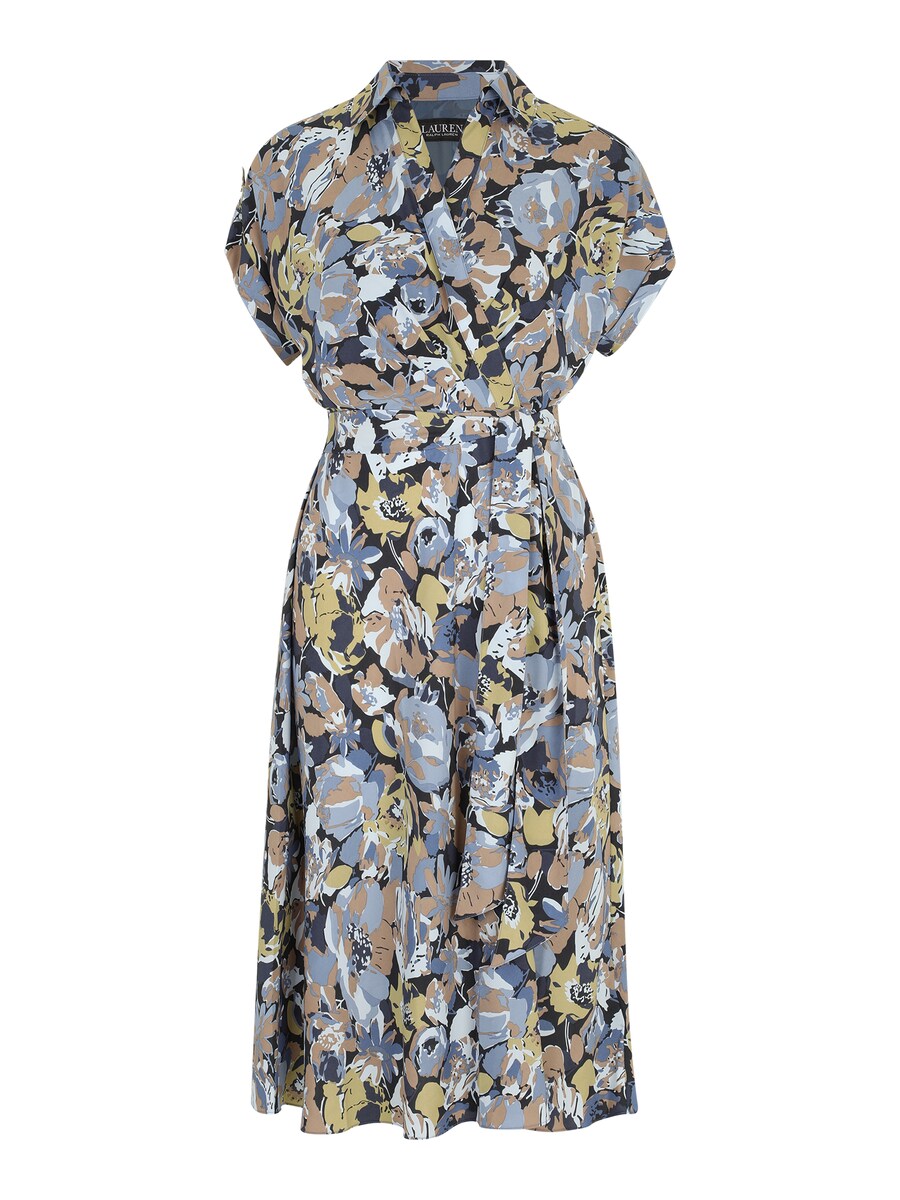 

Платье-рубашка Lauren Ralph Lauren Petite, цвет marine blue/Opal/Light blue