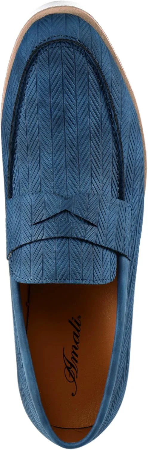 

Мужские лоферы Amali Levi двухцветные слипоны, синий