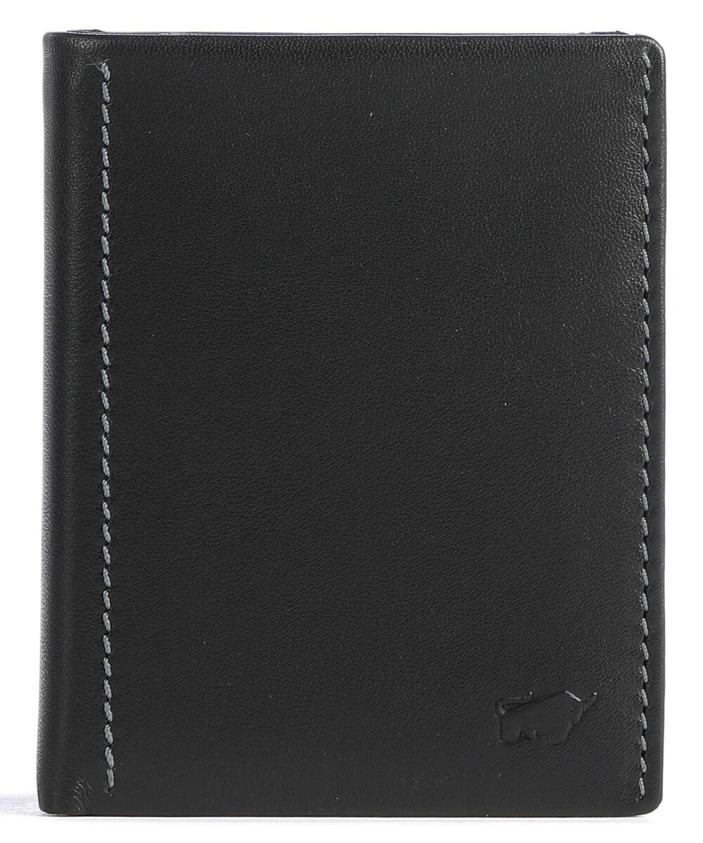

кошелек Генри из кожи ягненка Braun Büffel, черный
