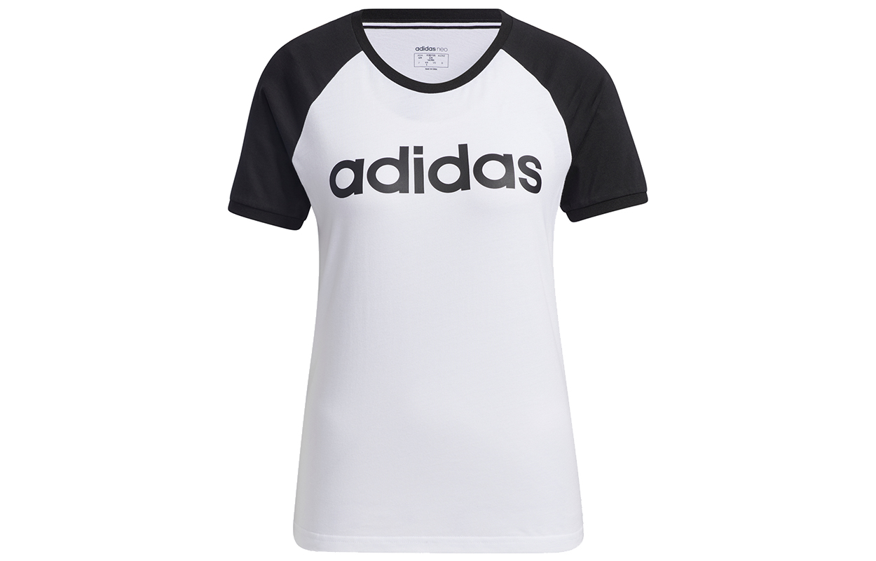 

Футболка классическая женская белая Adidas Neo
