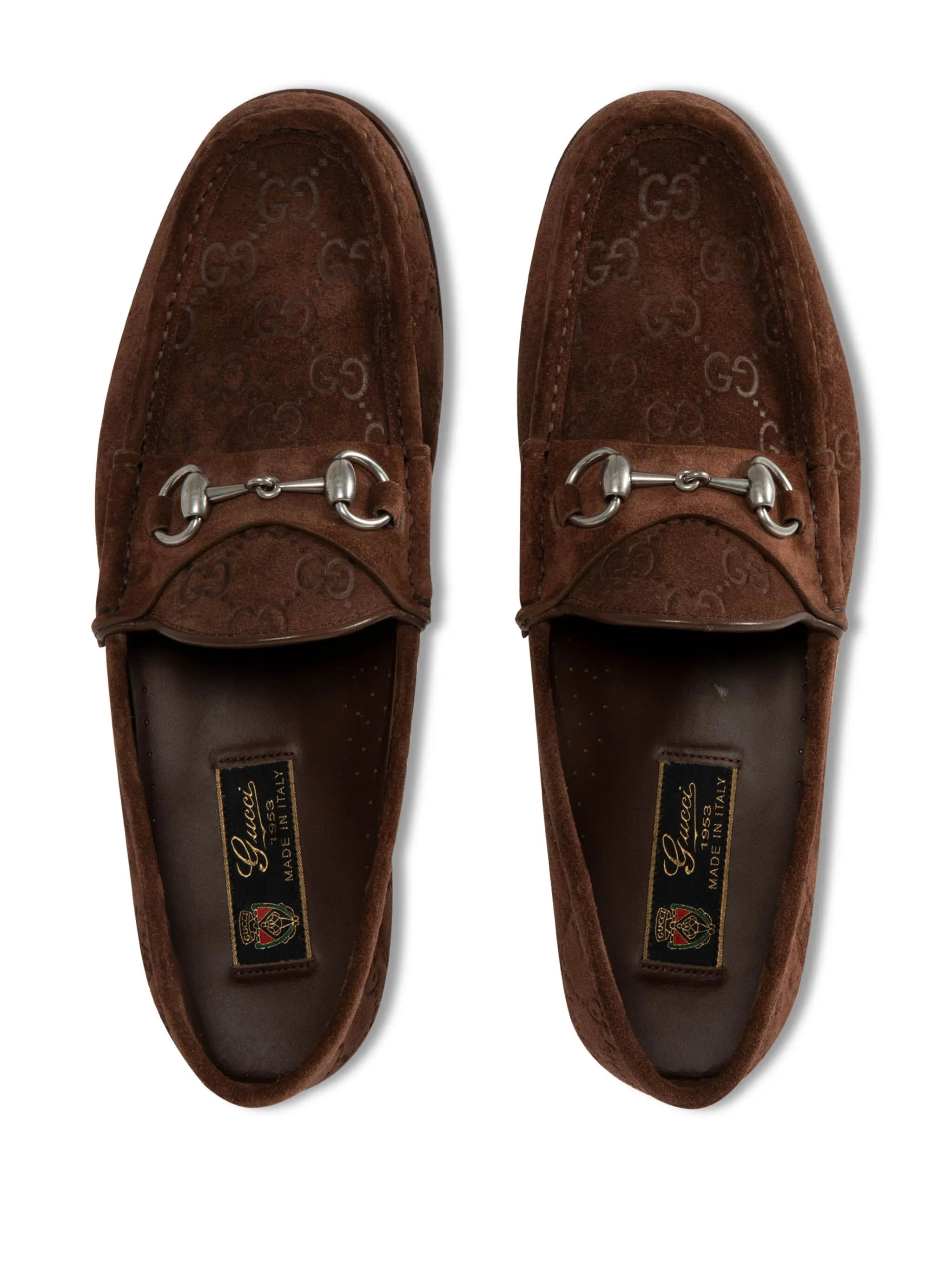 Лоферы Horsebit 1953 Gucci, коричневый — фото 3