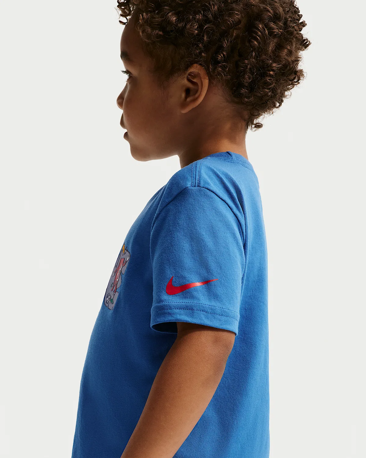 Детская футболка Nike Toddler Boxy Multi-Sport Graphic T-Shirt, Star Blue — фото 2