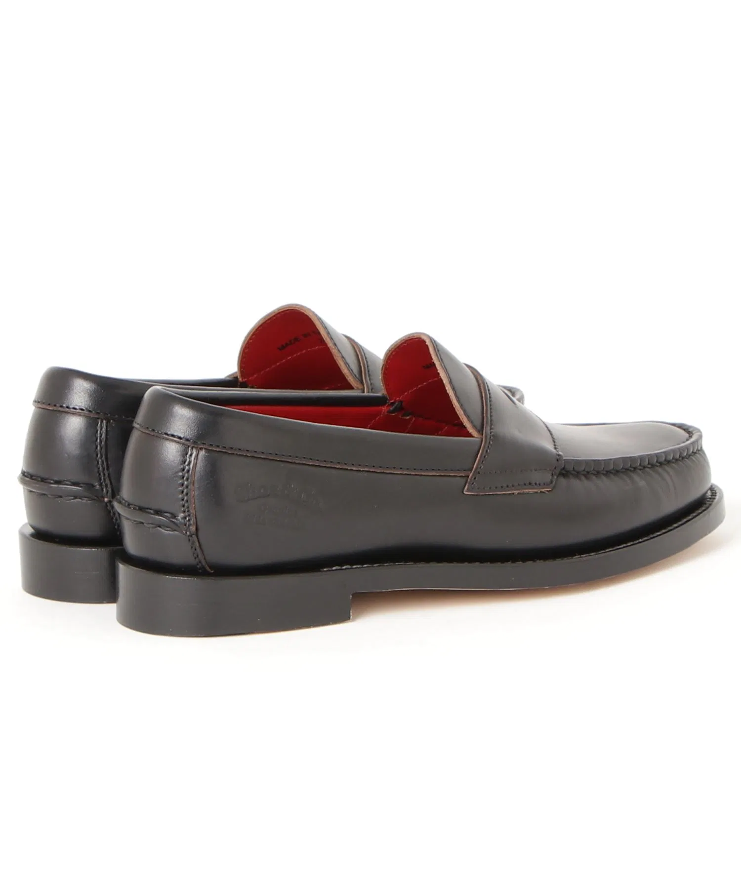 Мужские кожаные лоферы REGAL Shoe & Co. 927S бордовые — фото 4