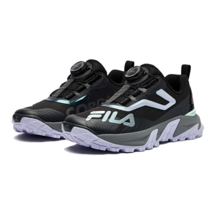FILA KIDS Антискользящие износостойкие низкие детские уличные кроссовки gray/black — фото 4