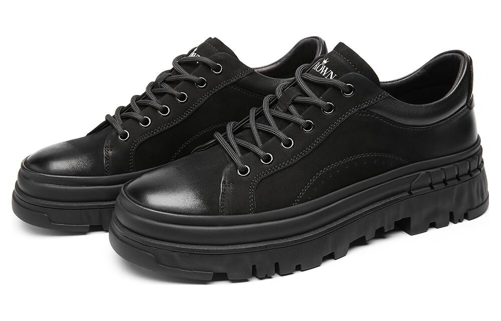 Кроссовки мужские Lifestyle Shoes Men Low-Top Black Crown — фото 2