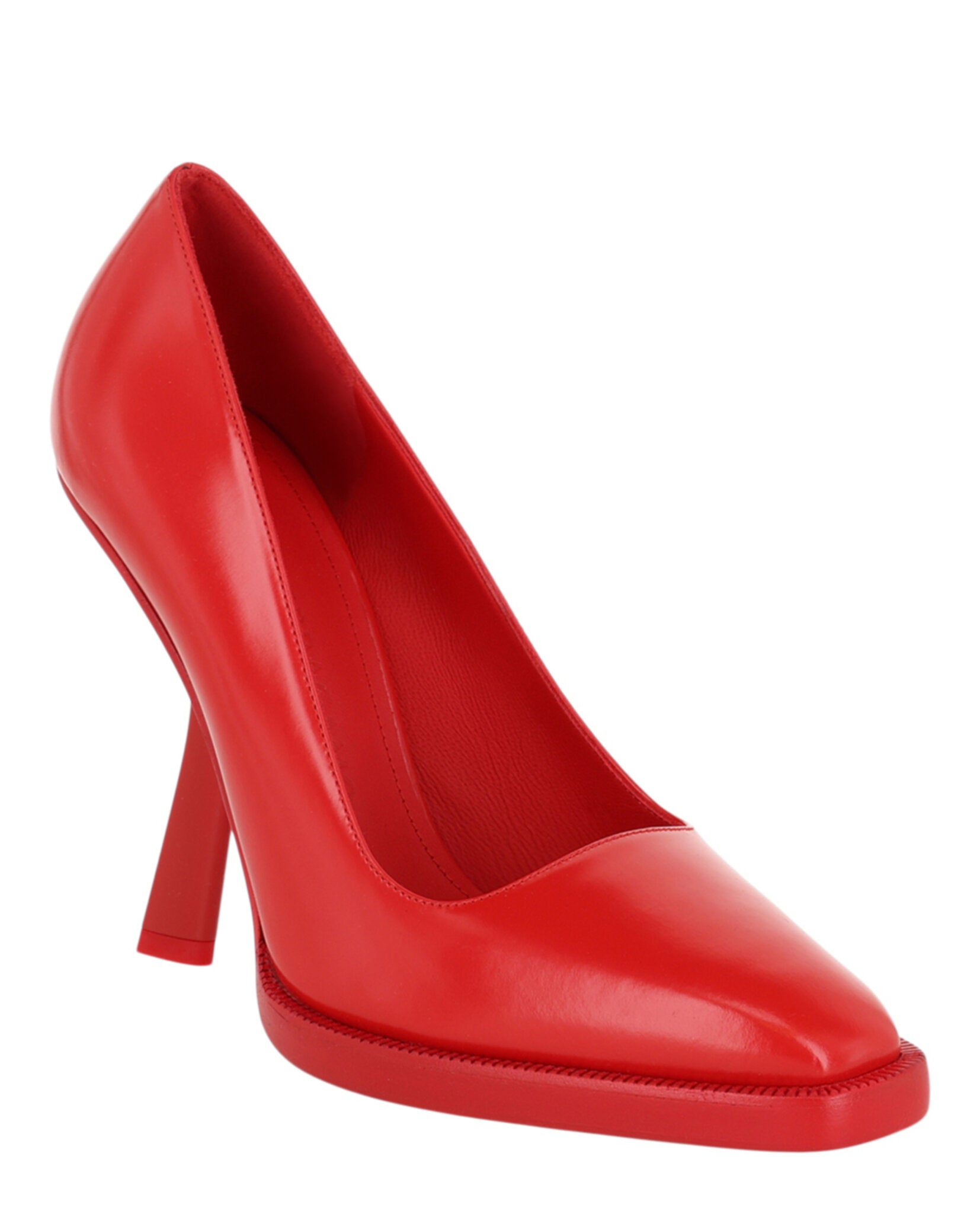Туфли-лодочки Anser X5 из кожи Salvatore Ferragamo, красный — фото 2