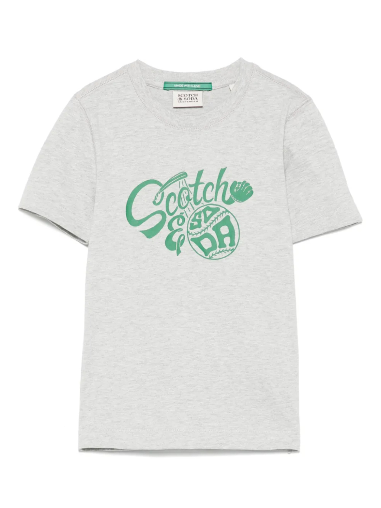 

Футболка с логотипом Scotch & Soda Kids, серый