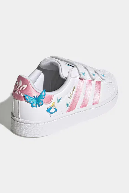 Кроссовки детские Disney Superstar II Adidas Originals, белый — фото 3
