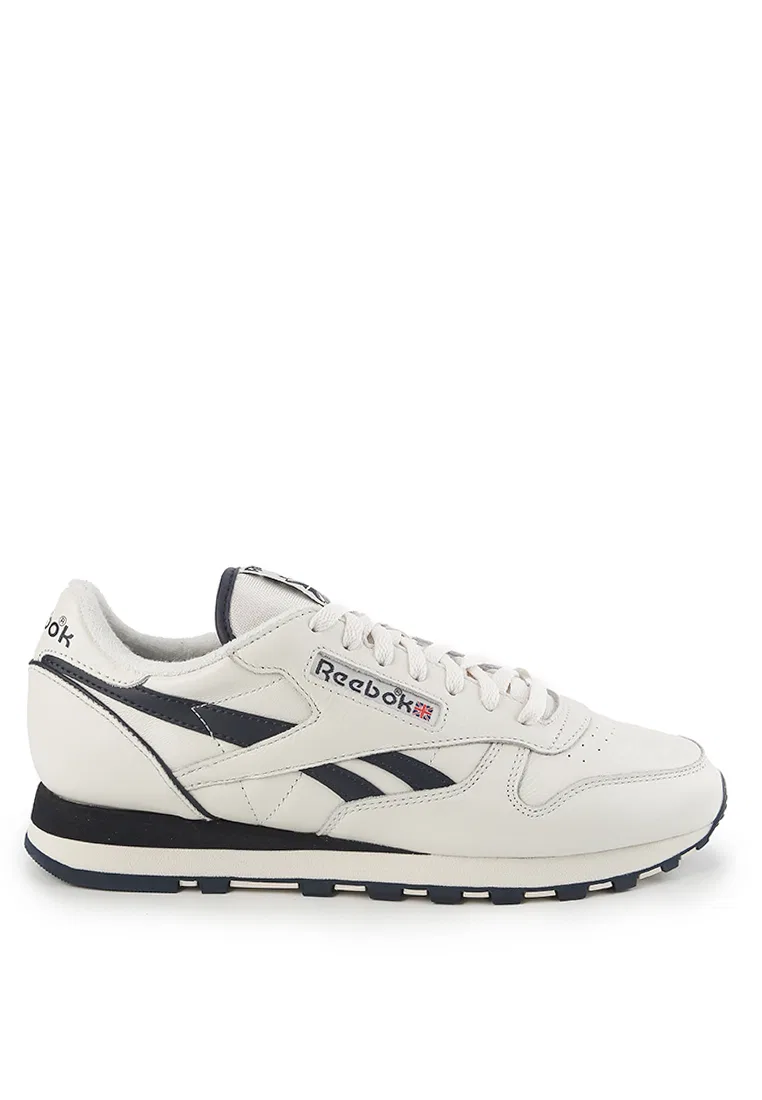 Кроссовки мужские, классические, 1983 Vintage, Classic Leather Reebok, темно-синий