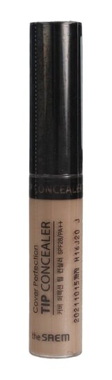 

Жидкий консилер 02 Rich Beige, 6,5 мл The Saem, Cover Perfection Tip Concealer
