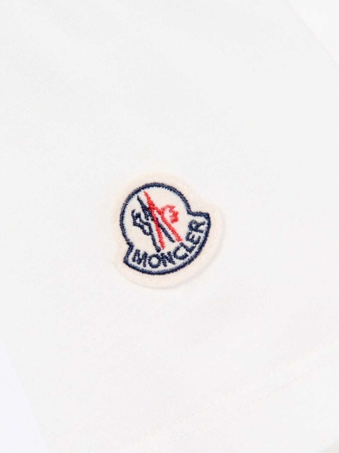 Moncler Enfant футболка с графическим принтом, белый — фото 3