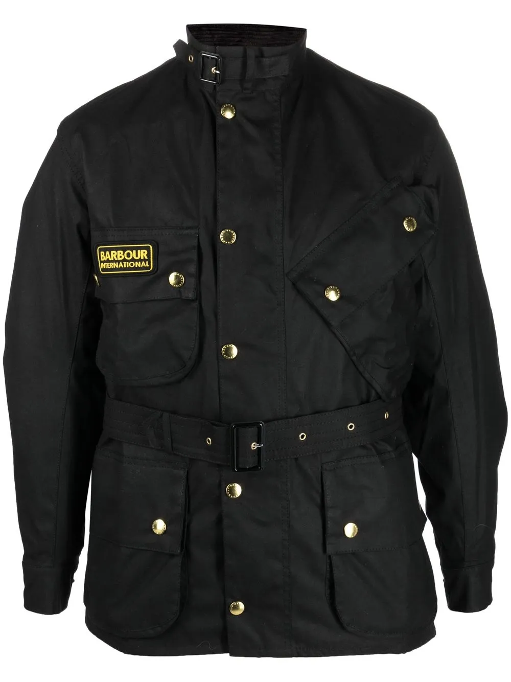 

Однобортное пальто International Original Barbour, черный