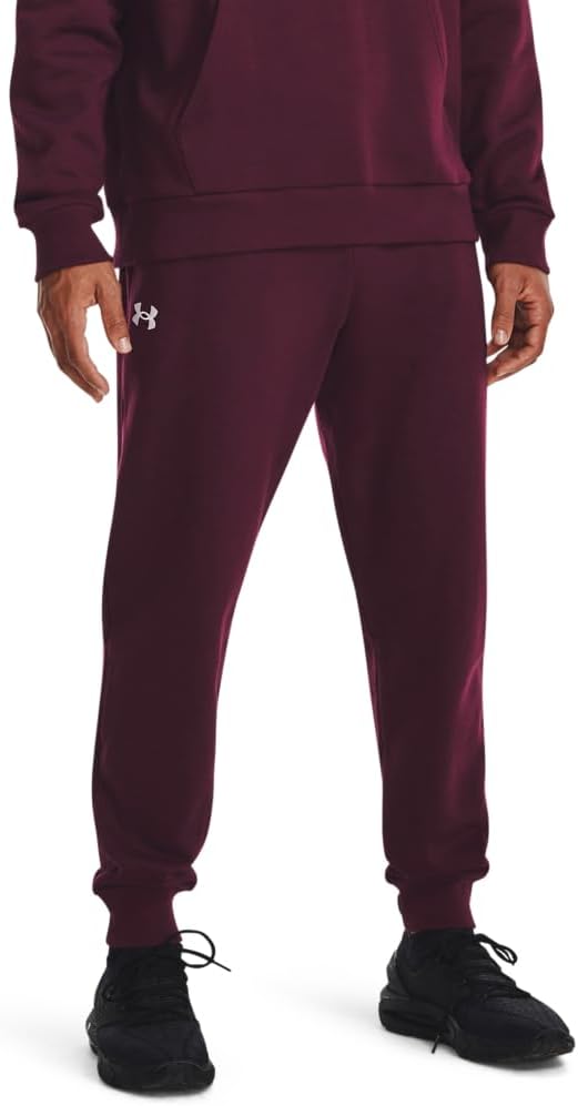 

Under Armour мужские спортивные штаны Rival Fleece, (600) Dark Maroon/White